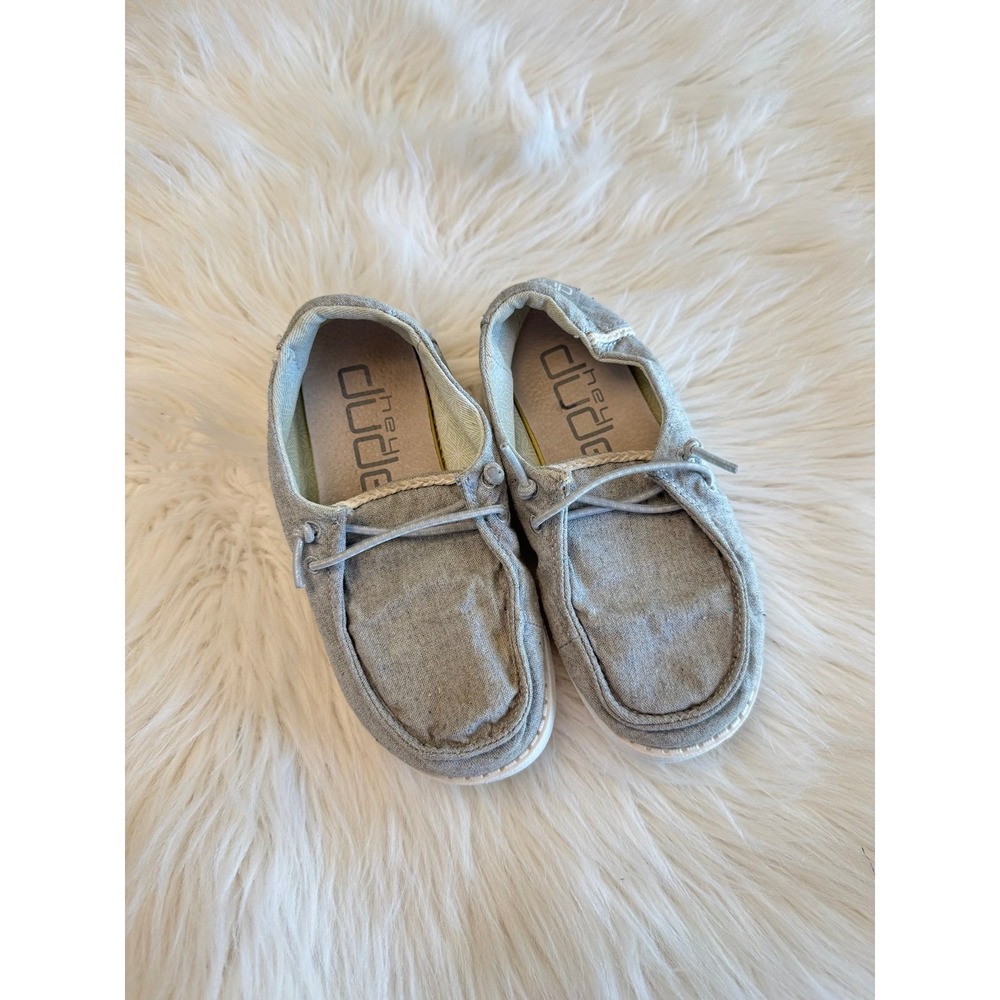 Hey dude Wendy youth‎ size 11 grey shoes